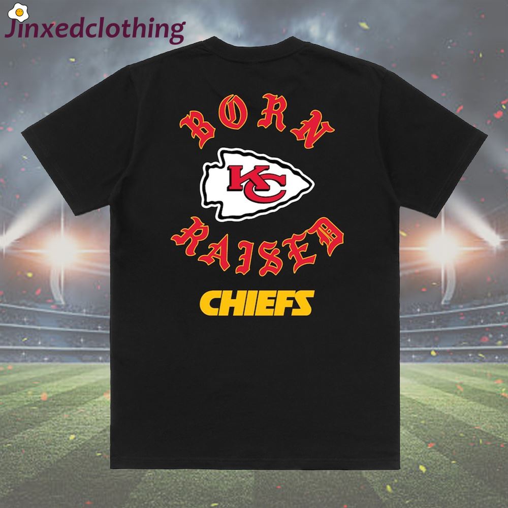 Official Kansas City Chiefs Born X Raised T-shirt 